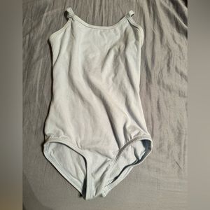 Blue ballet leotard